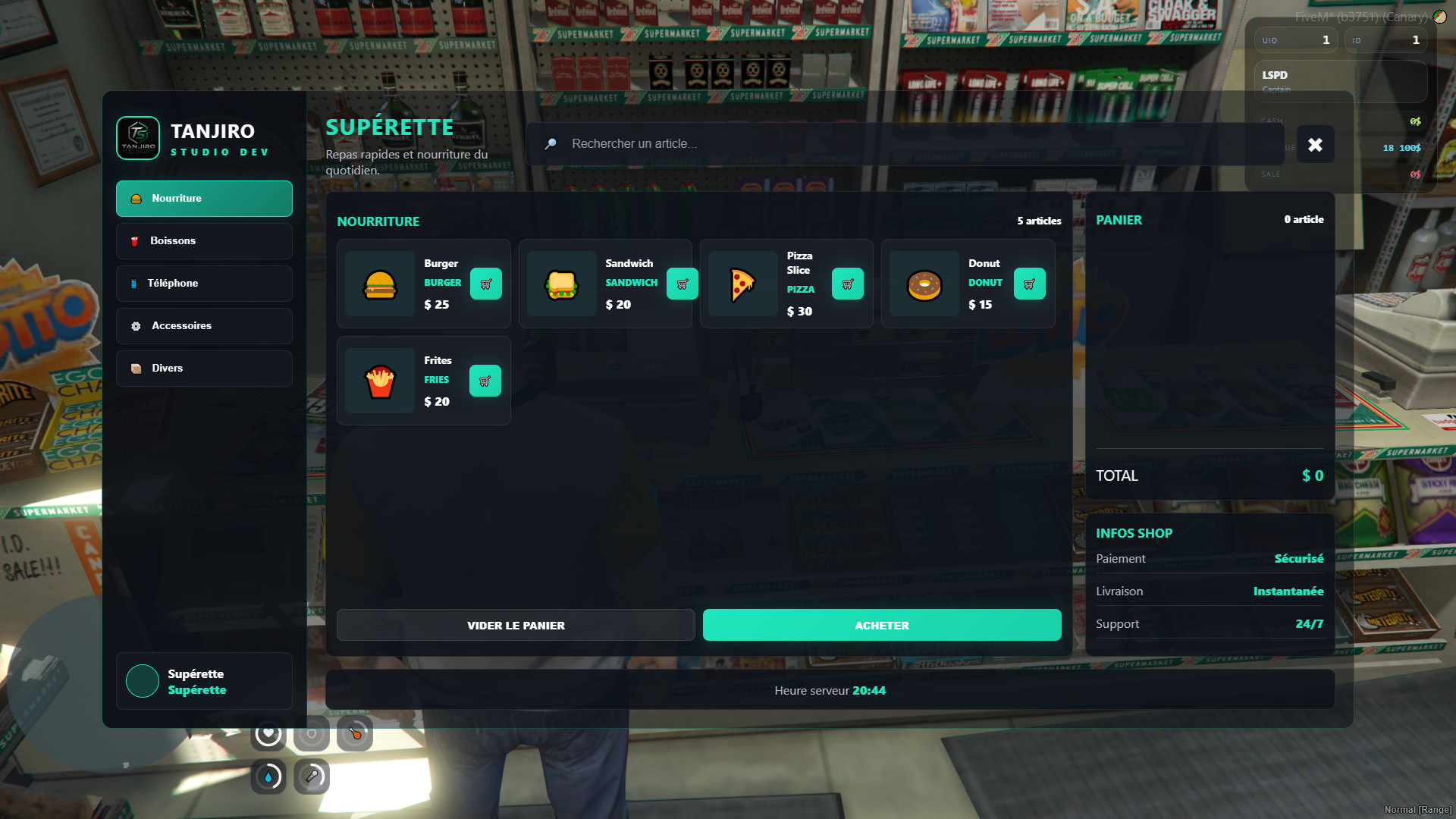 Supérette UI