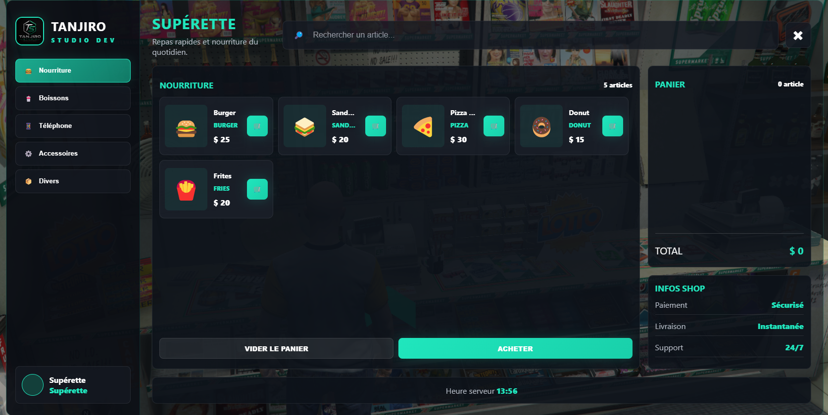 Supérette UI